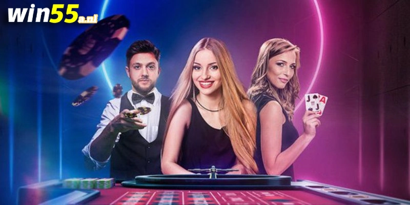 Live casino Win55 cung cấp nhiều game khác nhau 